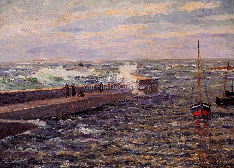 The Jetty at Pontivy, Morbihan - 马克西姆·莫福拉